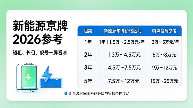 2026年车牌新政解读
