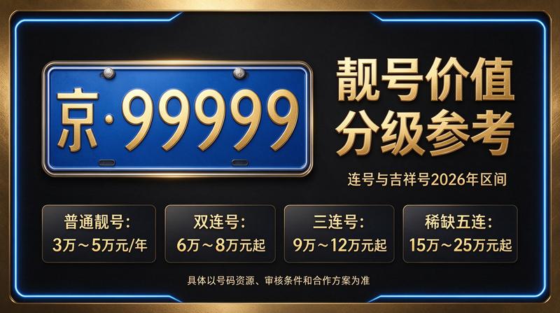 2026年北京京牌照闲置出租展示